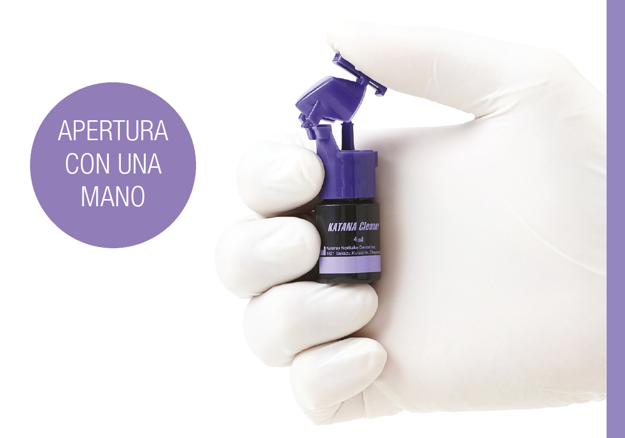 katana cleaner apertura con mano