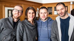 2016-12 Claudio Alessandra Cristian Andrea Dental Club